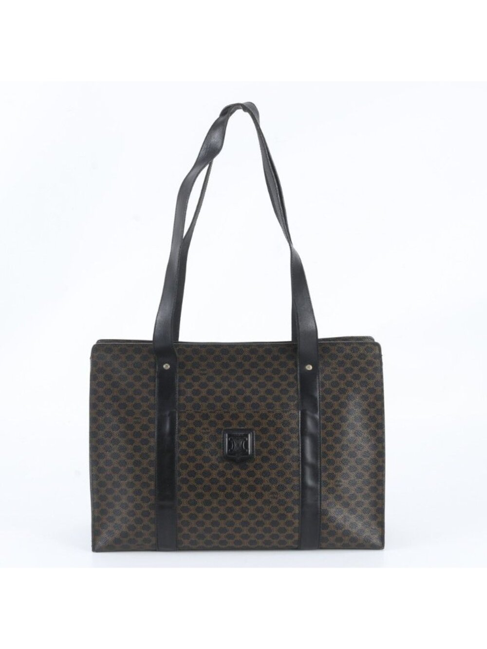 Celine Macadam 1 Leather Tote Shoulder